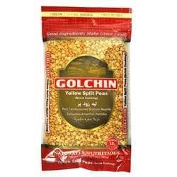 GOLCHIN YELLOW SPLIT PEAS, Zood paz لپه زودپز