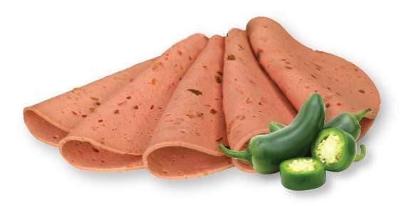 Halal Beef Jalapeno Mortadella