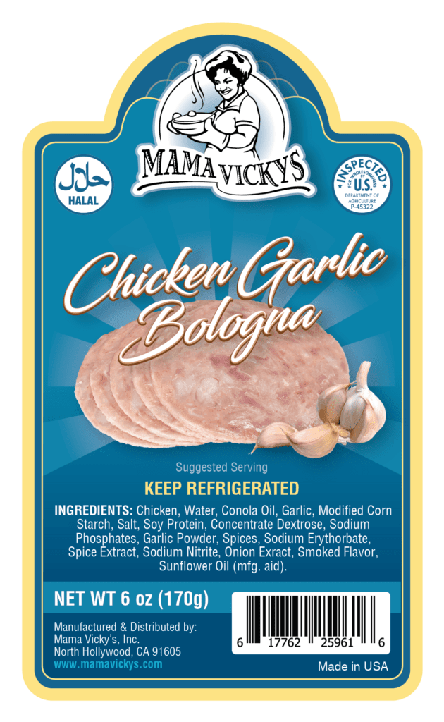 Halal CHICKEN GARLIC BOLOGNA