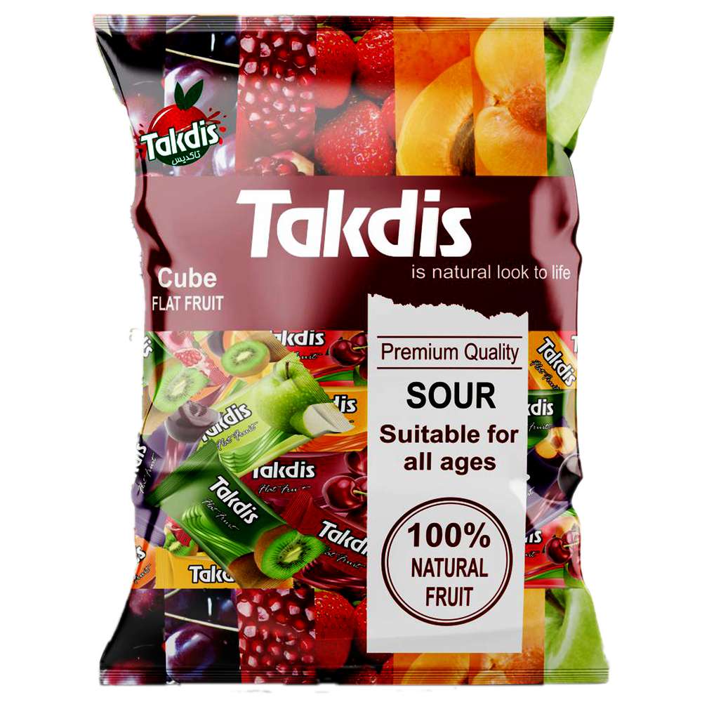 Mixed Bite Size Fruit Leather - 1000g Family Pack (Takdis Lavashak Loghmeh Khanevadeh)