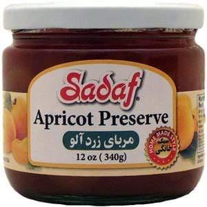 Sadaf Apricot Preserve 12 oz. مربای زردالو صدف