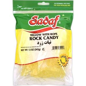 Sadaf Rock Candy Yellow with Rope 12 oz. نبات زرد