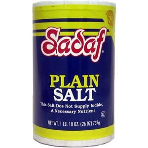 Sadaf Plain Salt 26 oz. نمک صدف