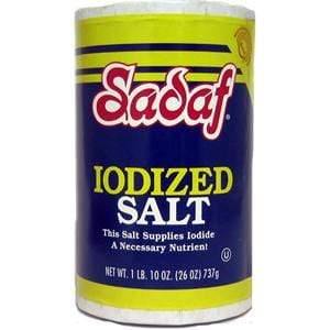 Sadaf Iodized Salt 26 oz. نمک صدف