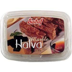 Sadaf Chocolate Marble Halva 16 oz.