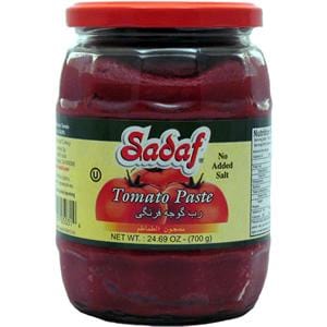 Sadaf Tomato Paste Jar - No Salt Added 24.7 oz. رب گوجه فرنگی صدف