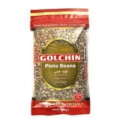GOLCHIN PINTO BEANS لوبیاچیتی بسته بندی گلچین