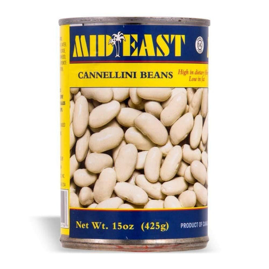 M.E. CANNELLINI BEANS 15 OZ کنسرو لوبیا  loobia