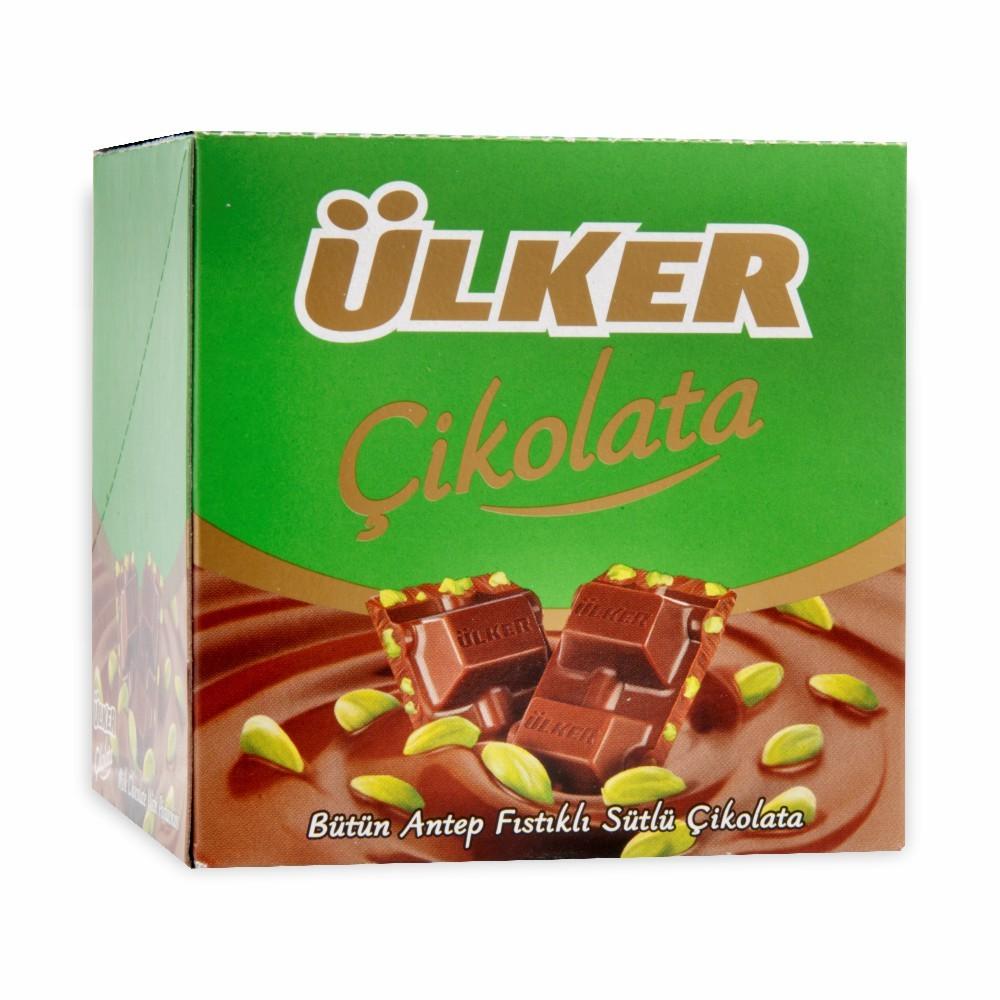 ULKER SQUARED PISTACHIO CHOCOLATE 36/70 GR