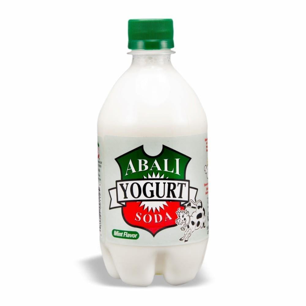 ABALI YOGURT SODA MINT 24/16 OZ  doogh e nana  دوغ با طعم نعنا