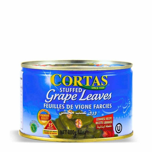 CORTAS STUFFED GRAPE LEAVES , Dolmeh, Dolmah, 14 OZ کنسرو برگ انگور