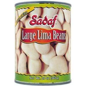 Sadaf Large Lima Beans 20 oz. کنسرو لوبیا سفید