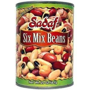 Sadaf Six Mix Beans 20 oz - Freshkala