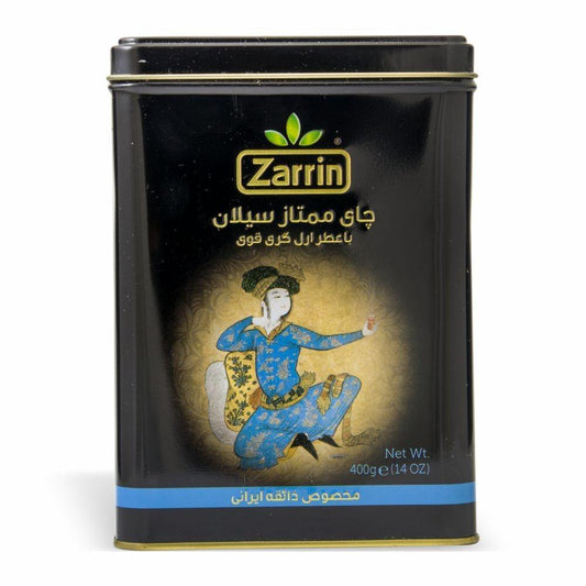 ZARRIN PREM CEYLON TEA W/E.G 12/400 GR چای ممتاز سیلان