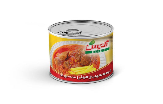 Goldis Gheimeh stew in Can , Khoresh Gheymeh Goldis - Freshkala