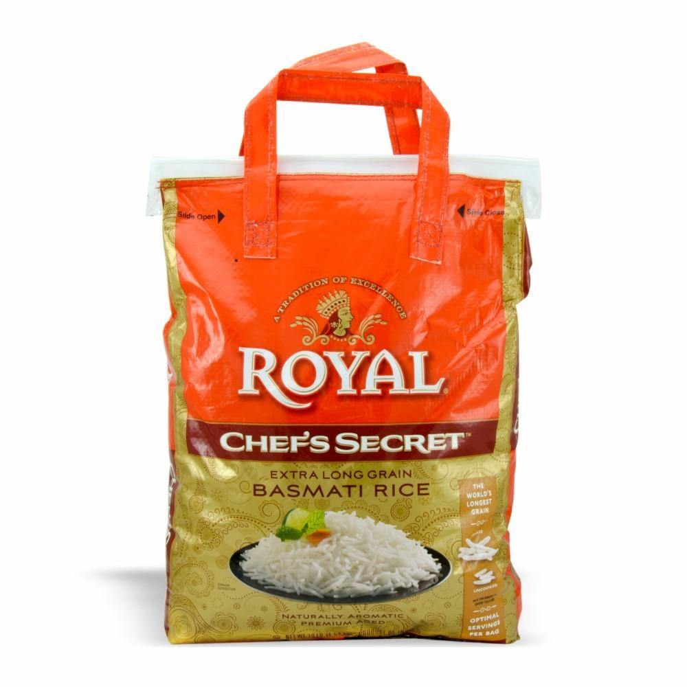 ROYAL CHEF'S SECRET BASMATI RICE 10LB برنج باسماتی رویال