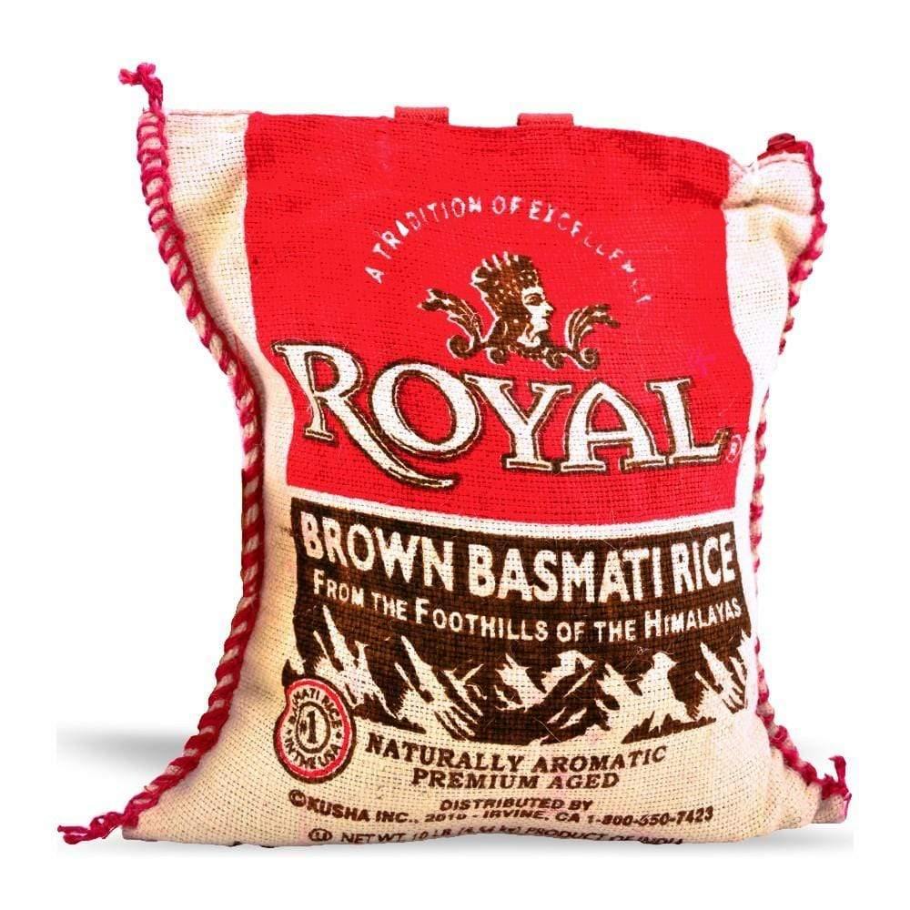ROYAL BROWN BASMATI RICE 10 LB برنج قهوه ای باسماتی رویال