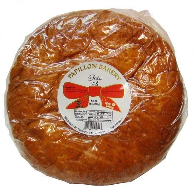 Round Gata Bread - Armenian Bread - Papillon نان گاتا