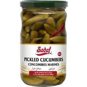 Sadaf Pickled Cucumbers Spicy with Dill 24 oz خیارشور تند صدف