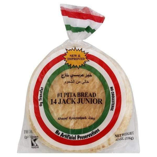 Global Bakeries Pita Bread, No. 1, 14 Jack Junior - 12 oz 