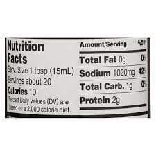 Soy Sauce Ingredients