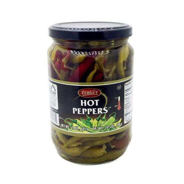 Zergut Hot Peppers - Freshkala