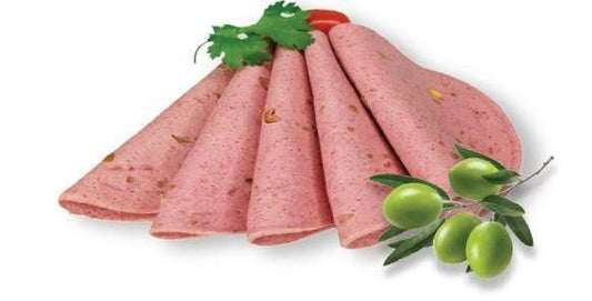 Halal Beef Mortadella With Olive