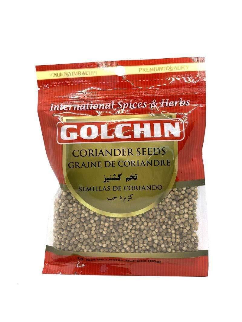Golchin Coriander Seed, Cilantro Seeds, Tokhm Gishniz - Freshkala