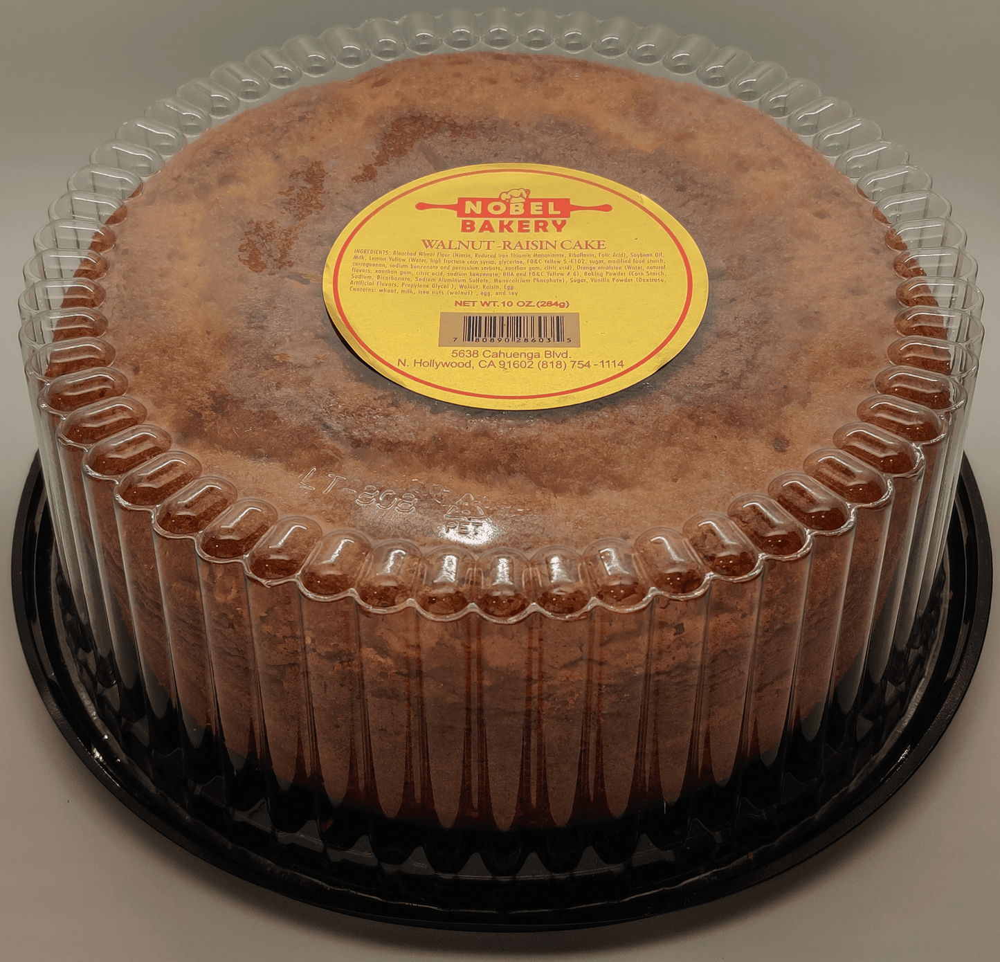 Nobel Bakery Walnut-Raisin Cake کیک گردو کشمش, Cake Keshmeshi