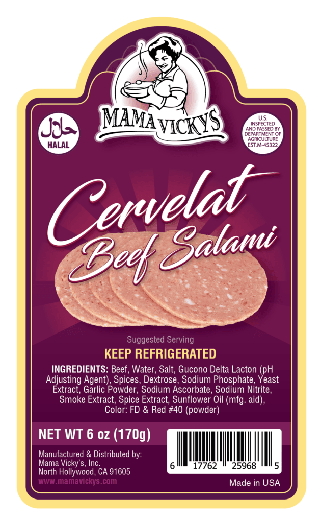 Halal CERVELAT BEEF SALAMI - Freshkala
