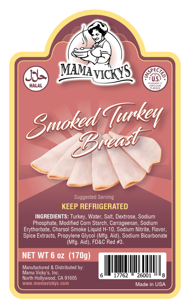 Halal SMOKED TURKEY BREAST کالباس حلال دودی بوقلمون