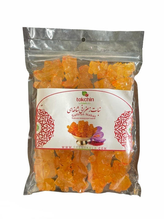 saffron rock candy 14 oz (Nabat) نبات زعفرانی 