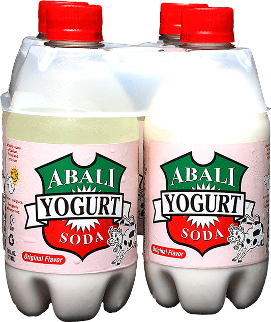 Yogurt drink soda original flavor pack of 4  دوغ گازدار ابعلی