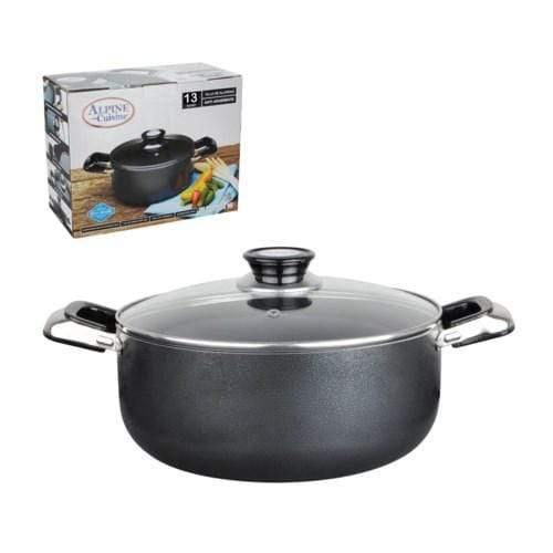 Dutch Oven Aluminum 13Qt Nonstick coating, Gray قابلمه الومینیم 