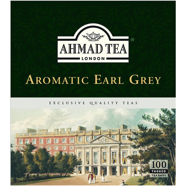 Ahmad Aromatic Earl Grey 100 tagged tea bags