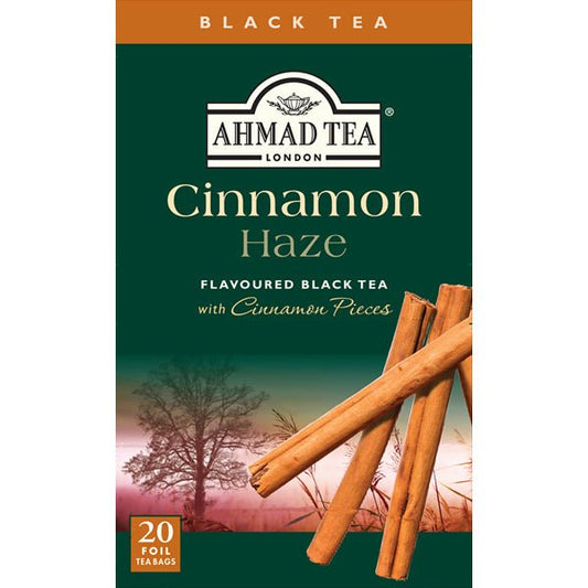 Ahmad Cinnamon Haze Flavoured Black Tea 20 Tea Bags 1.4 oz.
