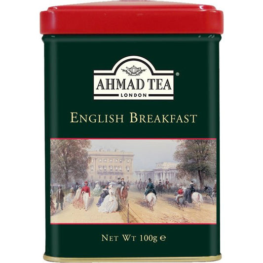 Ahmad English Breakfast Tea Loose in Tin 3.5 oz.