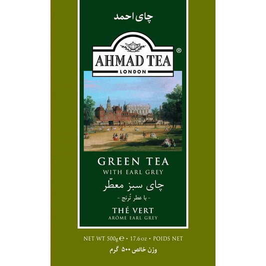 Ahmad Green Tea with Earl Grey Tea 17.6 oz.