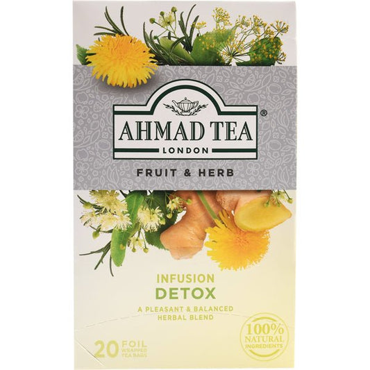 Ahmad Herbal Cleansing Detox Infusion Foil 20 Tea Bags