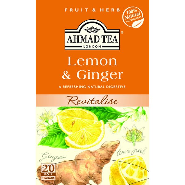Ahmad Lemon & Ginger Tea 20 TB