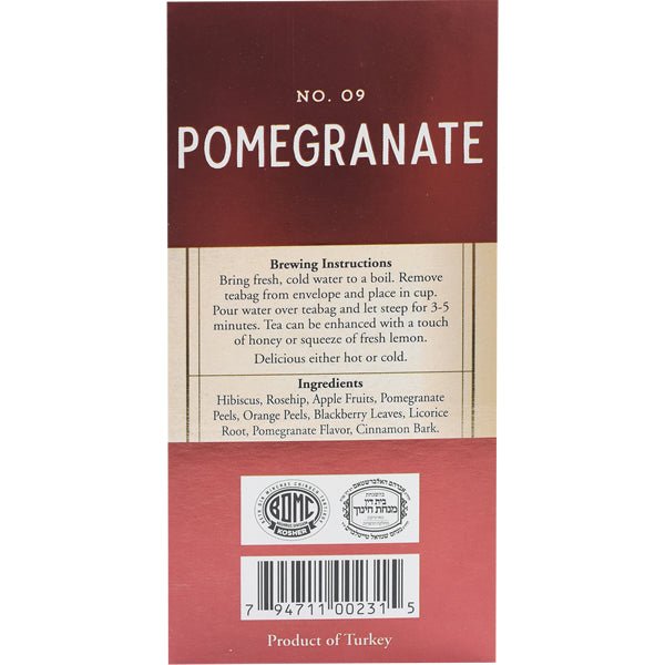 Galil Pomegranate Herbal Tea 20 Tea Bags 1.41 oz.