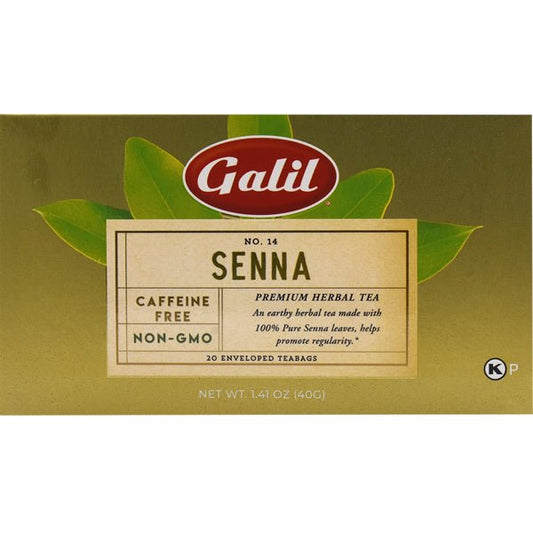 Galil Senna Herbal Tea 20 Tea  Bags 1.41 oz.
