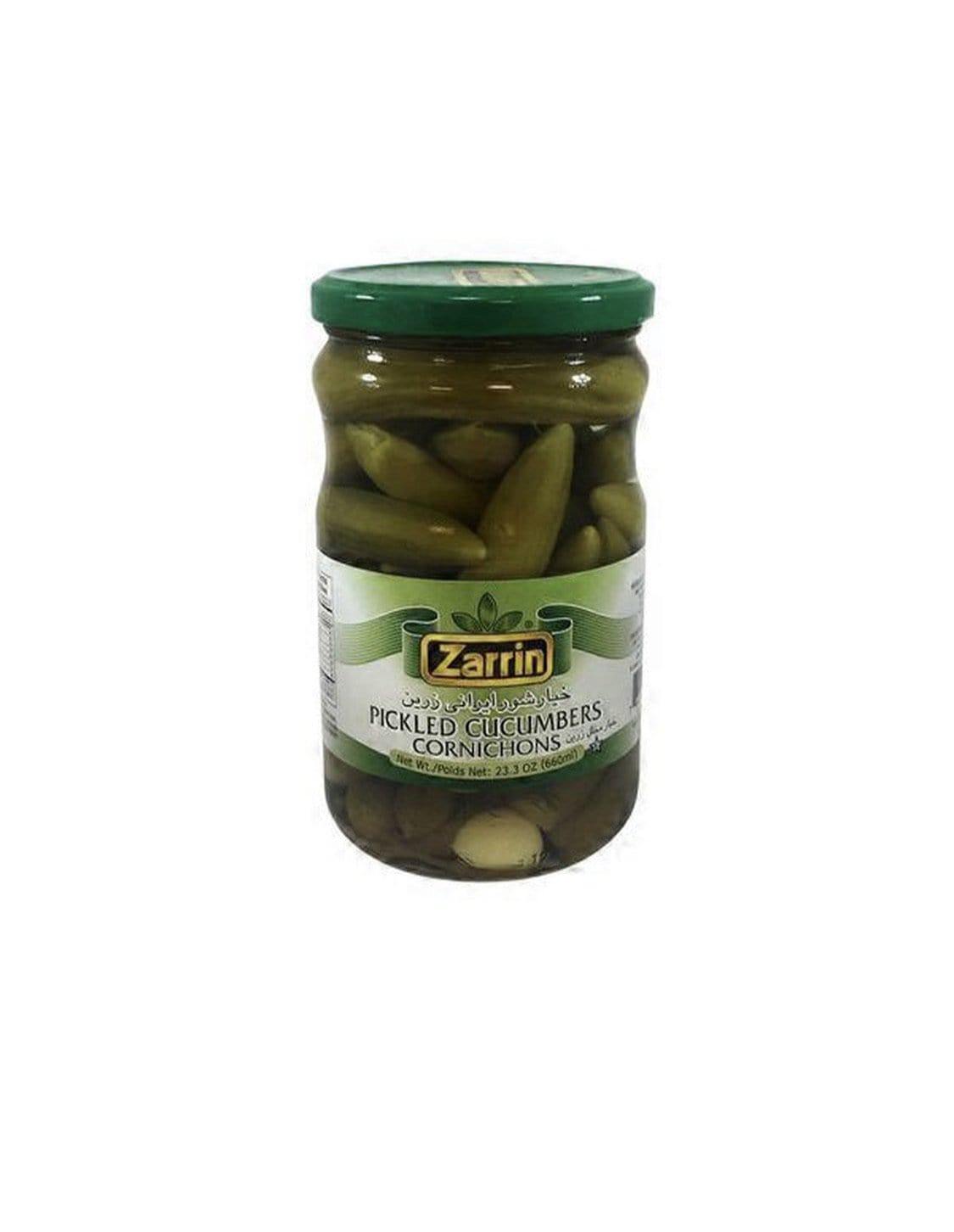 Zarrin Cucumber Pickle, Khiarshoor Zarrin, Persian Ccumber Pickle
