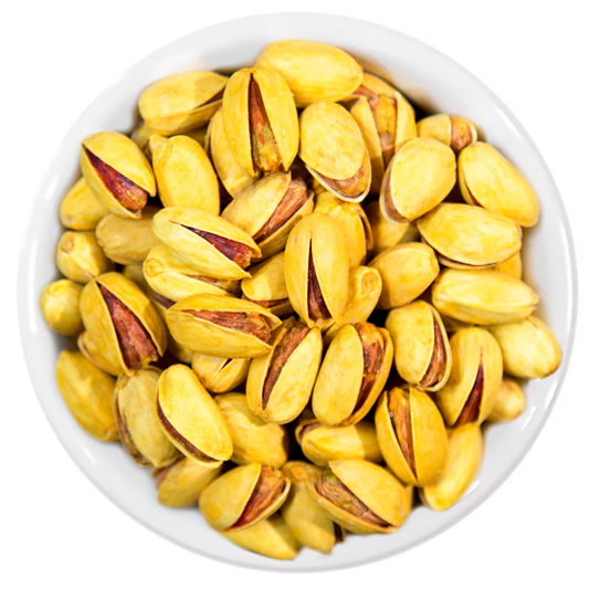 Persian Akbari Saffron Pistachios, Peste Zafferoni, Pistachio Nuts